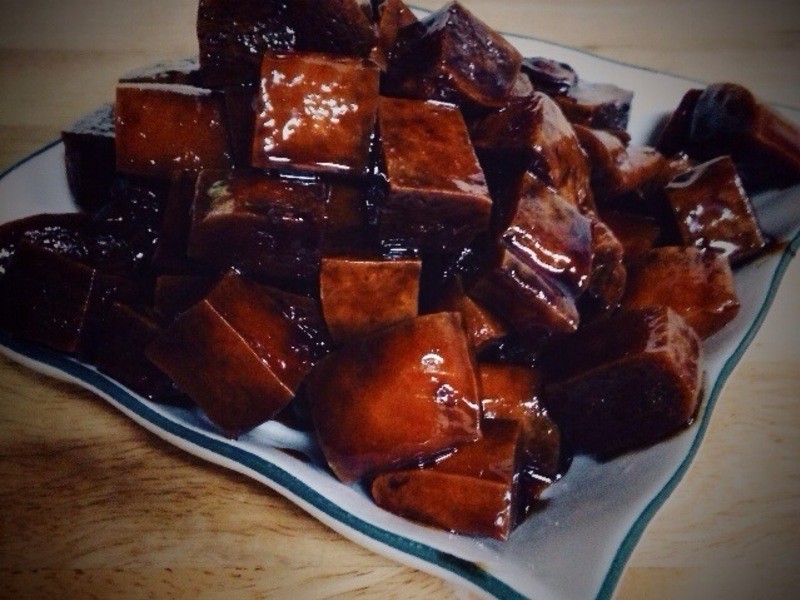 不停嘴的蜜汁豆干的做法