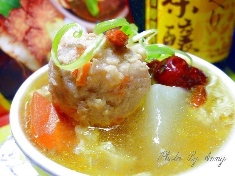 十全白玉川丸子汤的做法