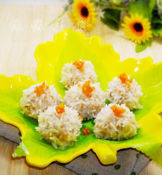 珍珠丸子庆团圆的做法