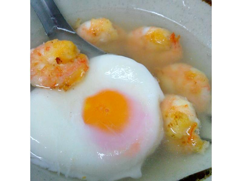 虾仁蛋包汤的做法