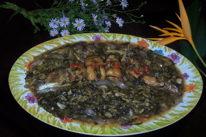 阿婆咸菜烩马鲛鱼的做法