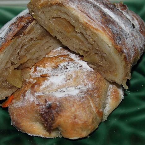 家庭全麦苹果卷的做法