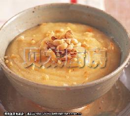 果仁豆渣粥的做法