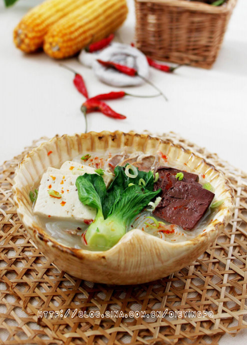 羊血粉丝汤的做法