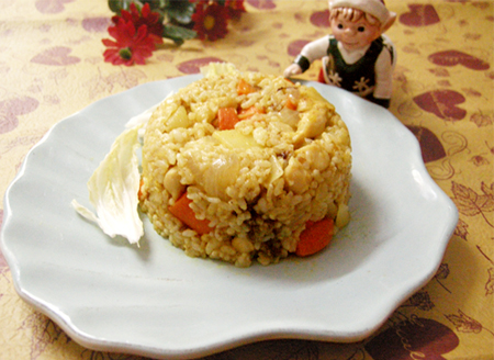 鸡丁咖喱饭的做法