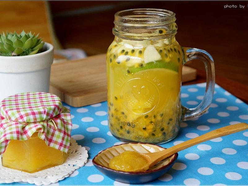 初夏的甜美 - 凤梨果酱&凤梨百香果冰茶的做法