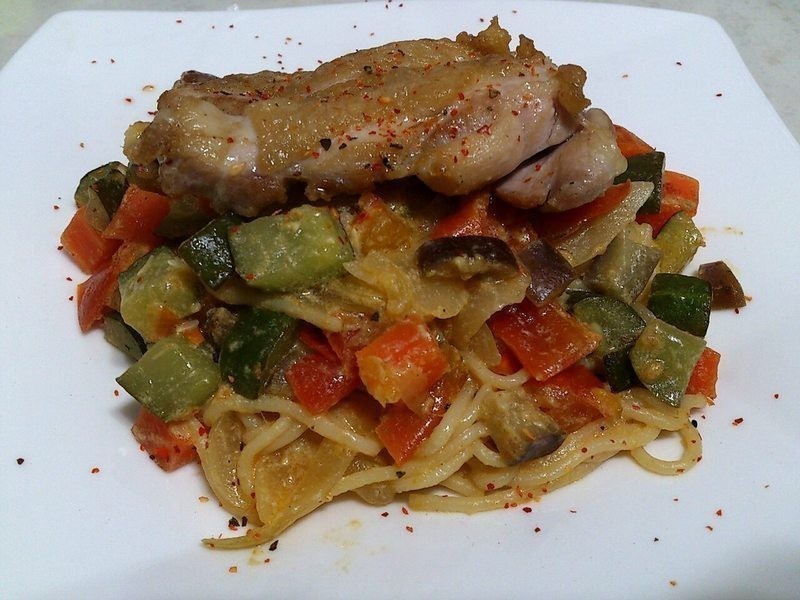 【客家桔酱】桔香奶炖时蔬义大利面的做法