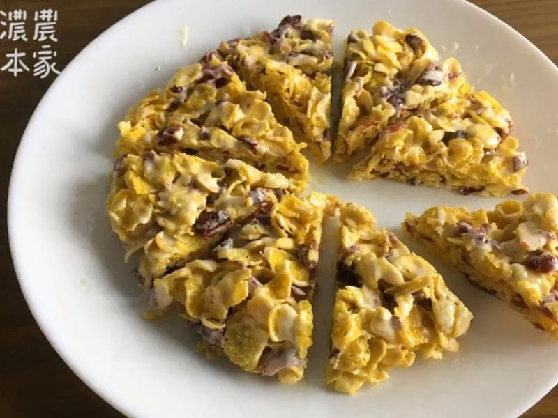 蔓越莓玉米麦片饼的做法