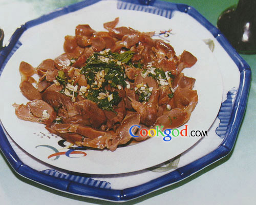 五子酱鸡胗的做法