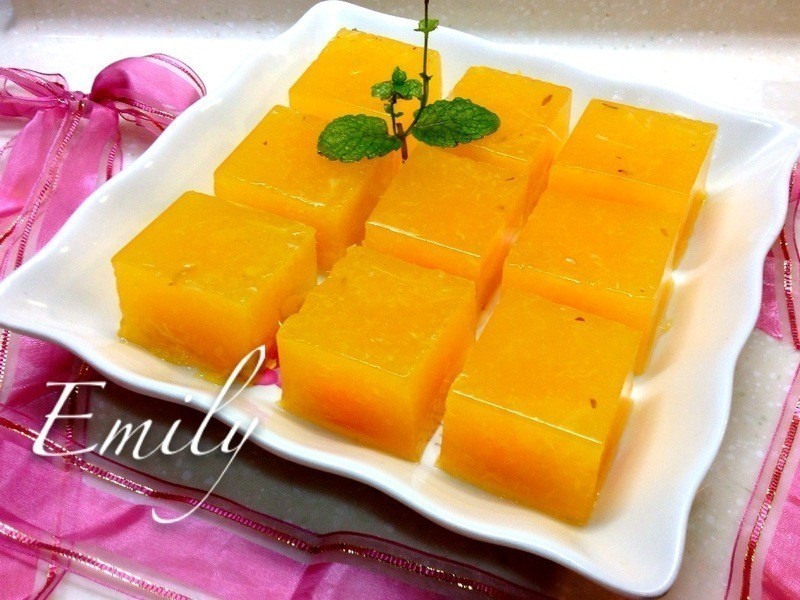 新鲜柳橙果冻的做法