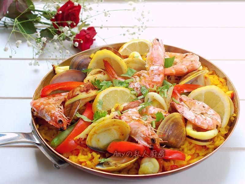 【西班牙海鲜饭】的做法