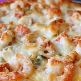 培根海鲜pizza的做法