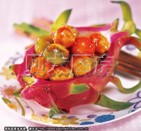 什果虾球的做法