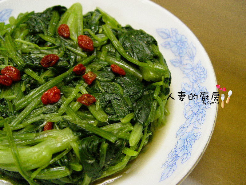 姜汁撞波菜的做法