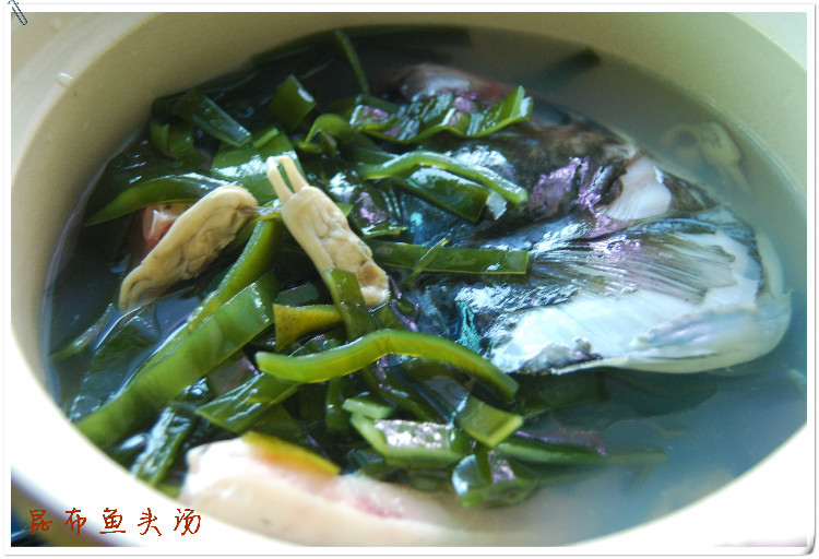 昆布鱼头汤的做法