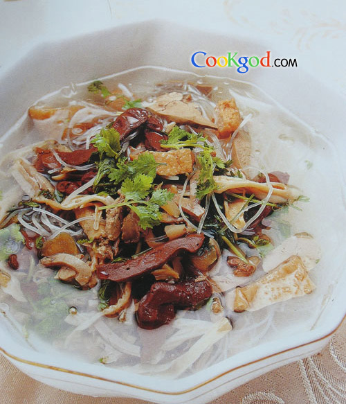 金陵鸭血粉丝汤的做法