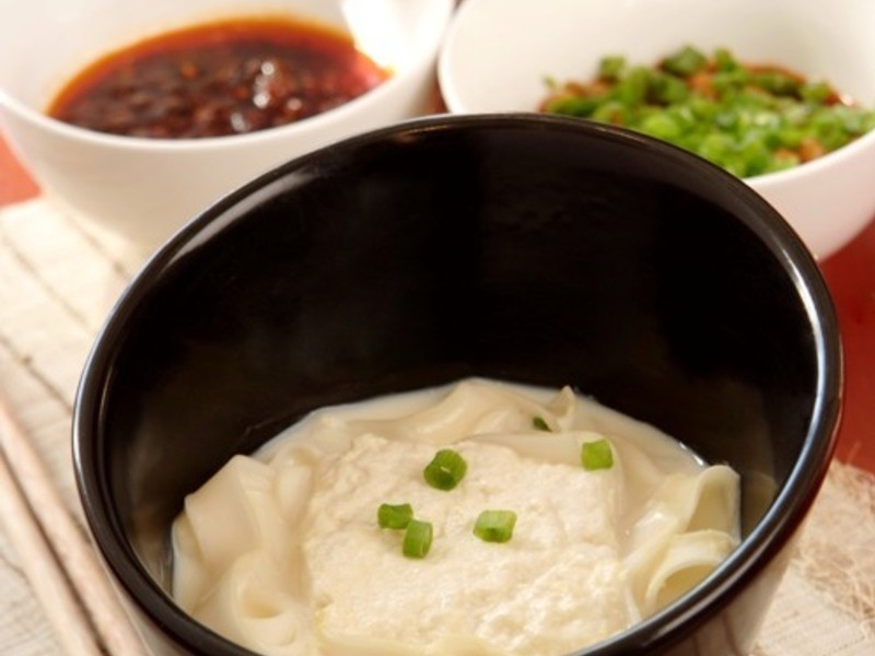 营养豆花拌面的做法