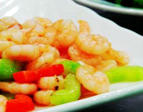 三丁烩虾仁的做法