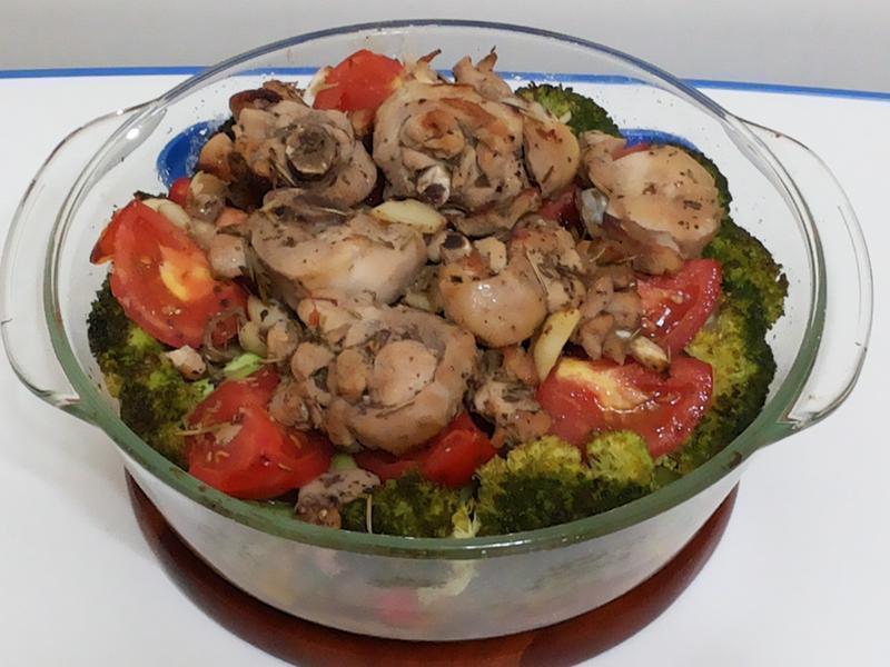 义式香料迷迭香烤鸡腿的做法