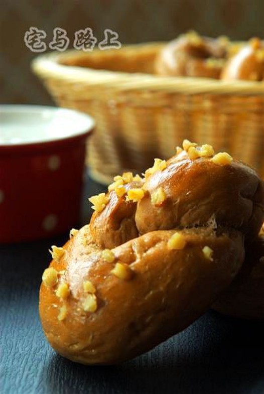 卡士达咖啡面包的做法