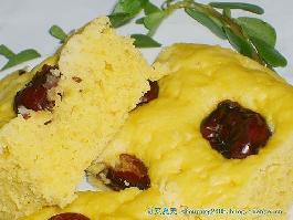 奶香枣发糕的做法