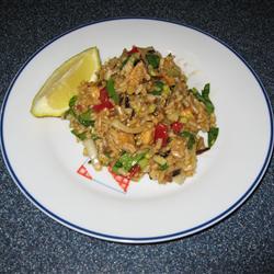 鸡肉米饭沙拉的做法