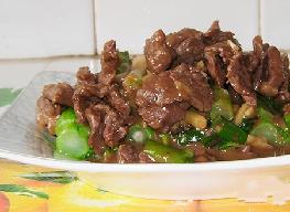 蚝油牛肉片的做法