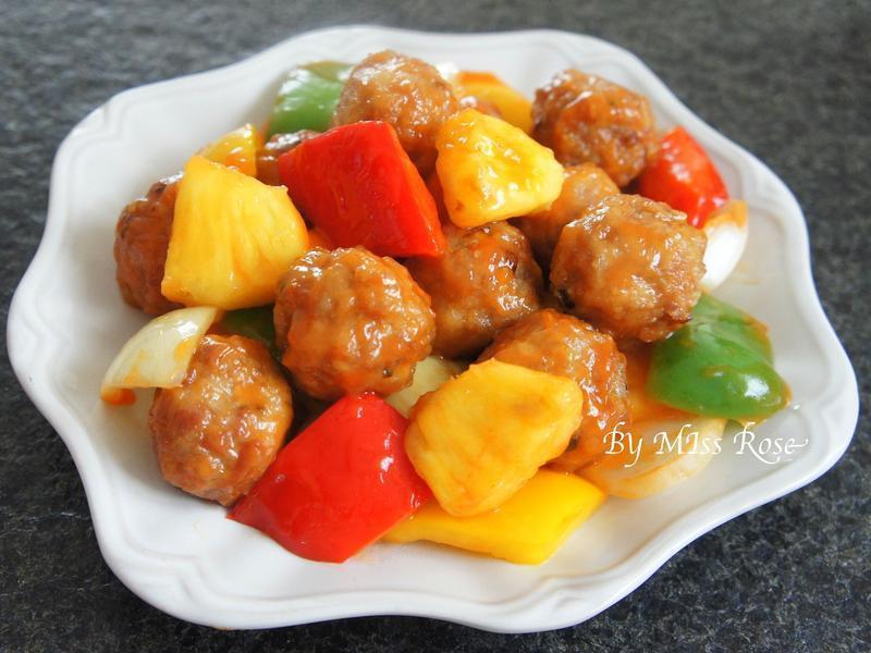 糖醋肉丸的做法