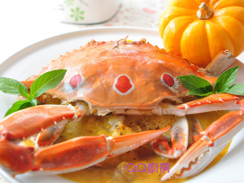 「四季江户味之秋季料理」秋之蟹南栗浓汤的做法