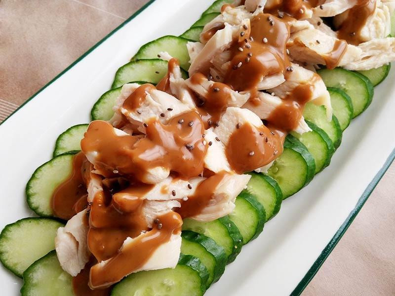 凉拌花生酱香鸡的做法