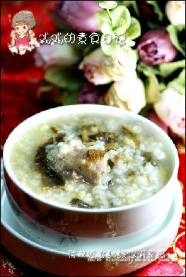 排骨梅菜粥的做法