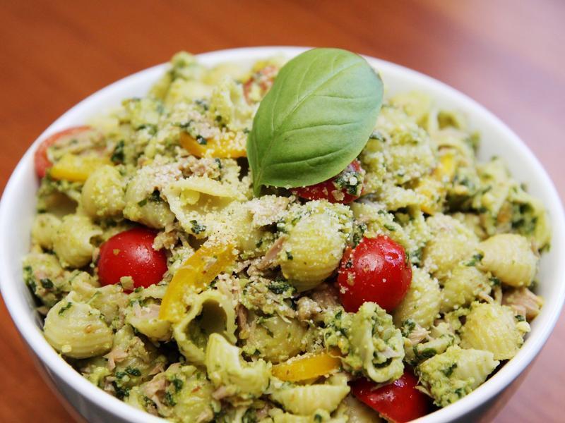 吞拿鱼青酱贝壳粉的做法