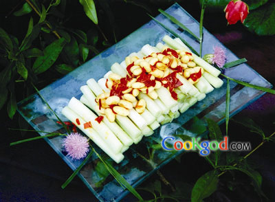 酒香醉蒲菜的做法