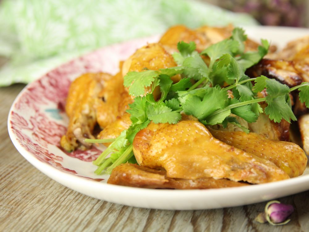 玫瑰熏鸡的做法