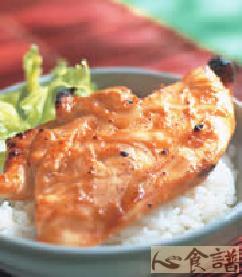 味噌烤鸡胸饭的做法