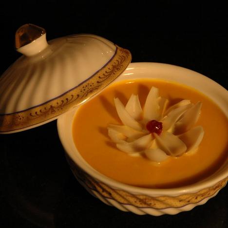 金玉满堂——奶香南瓜百合羹的做法