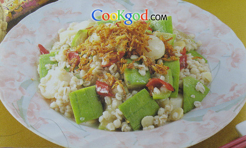 大麦翡翠瑶柱的做法