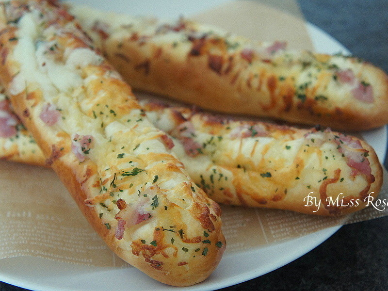 培根起士面包条的做法