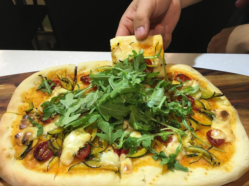 油渍番茄南瓜披萨的做法