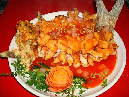 番茄松鼠鱼的做法