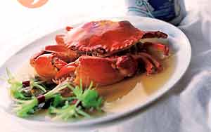 花雕蒸蟹的做法