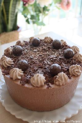 特浓朱古力忌廉蛋糕的做法