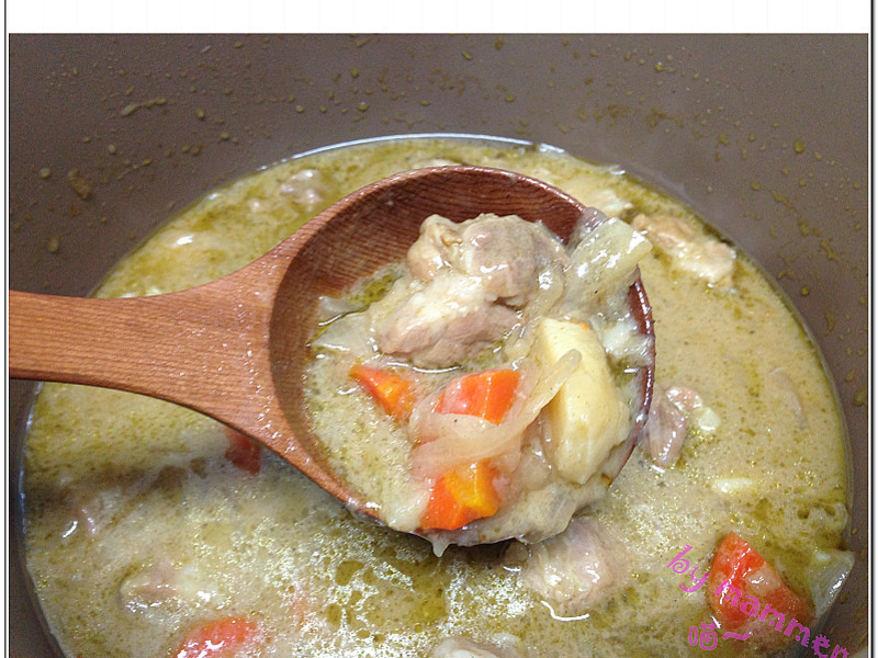 泰式猪肉绿咖哩的做法