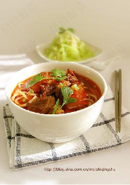 番茄牛腩面的做法