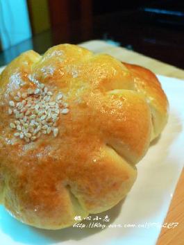 红豆、芋头小花包的做法