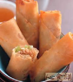 韭黄炸春捲的做法