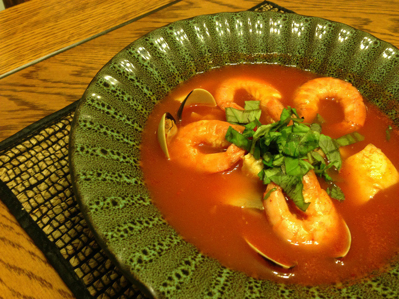 快煮番茄海鲜浓汤~的做法