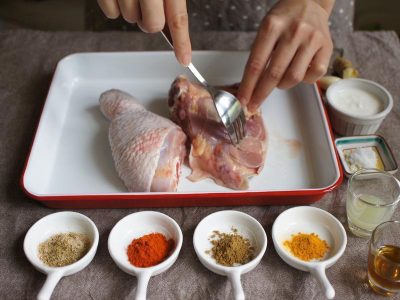 印度坦都里烤鸡【健康煮易】的做法