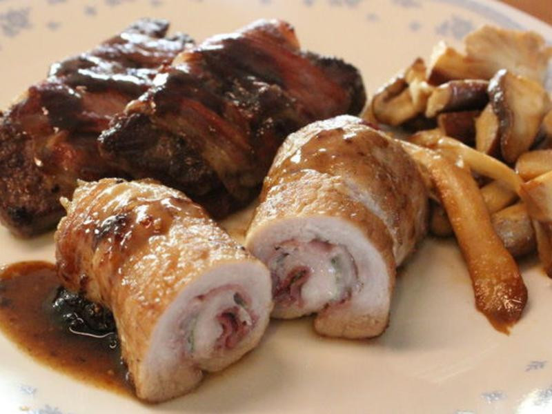 跳进嘴里Saltimbocca的做法