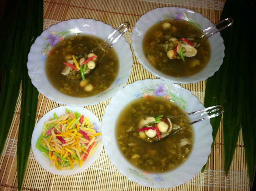 色彩香酥绿豆汤的做法